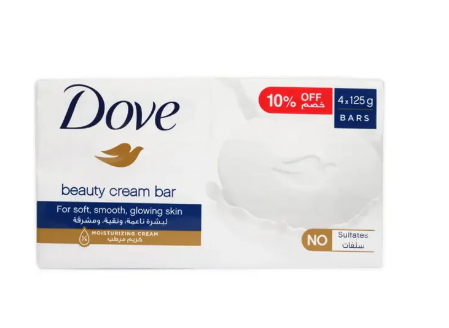 Dove Beauty Cream White Bars 125g